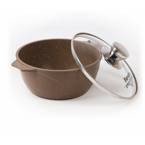 Кастрюля Мечта Гранит brown 45806 5 л (коричневый) 2