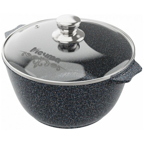 Кастрюля Мечта Гранит star 46803 6 л (черный) 