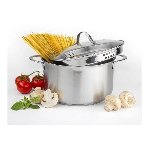 Кастрюля Taller Авелина 5,3 л (серебристый) 2