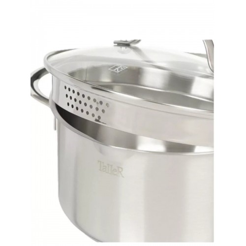 Кастрюля Taller Авелина 5,3 л (серебристый) 8