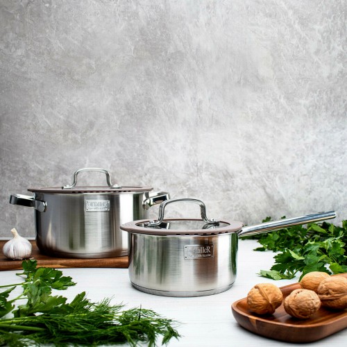 Кастрюля Taller Экспириенс TR-17353 2.9 л (серебристый) 5