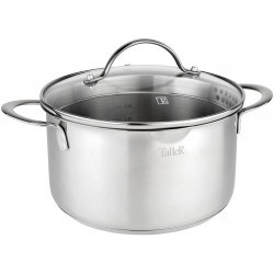 Кастрюля Taller Экспириенс TR-17354 5.1 л (серебристый)