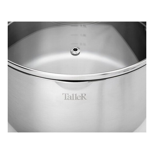 Кастрюля Taller Экспириенс TR-17354 5.1 л (серебристый) 5