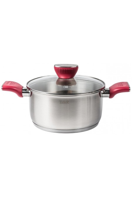 Кастрюля Taller Грейси TR-17287 3 л (серебристый) 