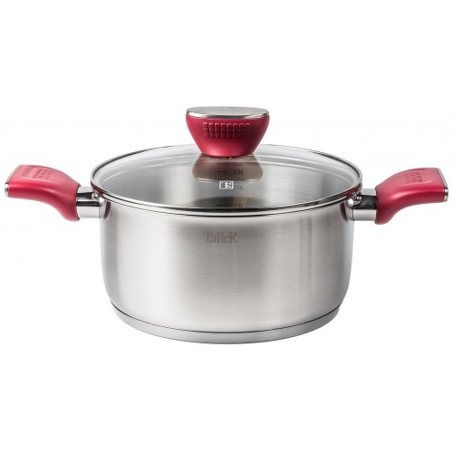 Кастрюля Taller Грейси TR-17287 3 л (серебристый) 