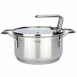 Кастрюля Taller Инесс TR-17255 1.5 л (серебристый)