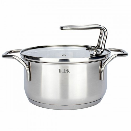 Кастрюля Taller Инесс TR-17255 1.5 л (серебристый) 