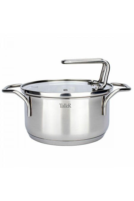 Кастрюля Taller Инесс TR-17255 1.5 л (серебристый) 