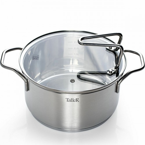 Кастрюля Taller Инесс TR-17255 1.5 л (серебристый) 1