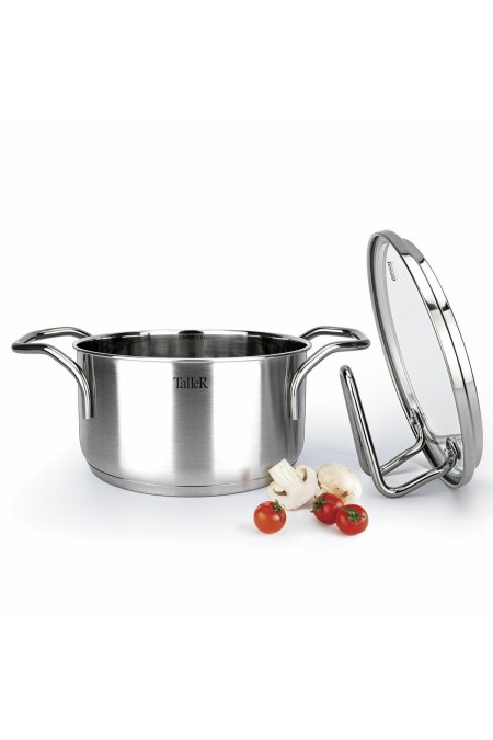 Кастрюля Taller Инесс TR-17255 1.5 л (серебристый) 2