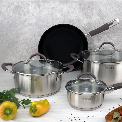 Кастрюля Taller Лира TR-11022 2 л (серебристый) 5