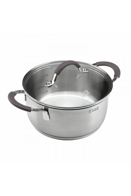 Кастрюля Taller Лира TR-11022 2 л (серебристый) 1