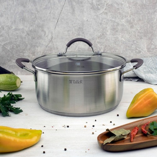Кастрюля Taller Лира TR-11022 2 л (серебристый) 7
