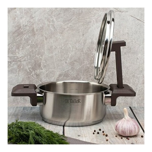 Кастрюля Taller Метод TR-17307 1.9 л (серебристый) 6