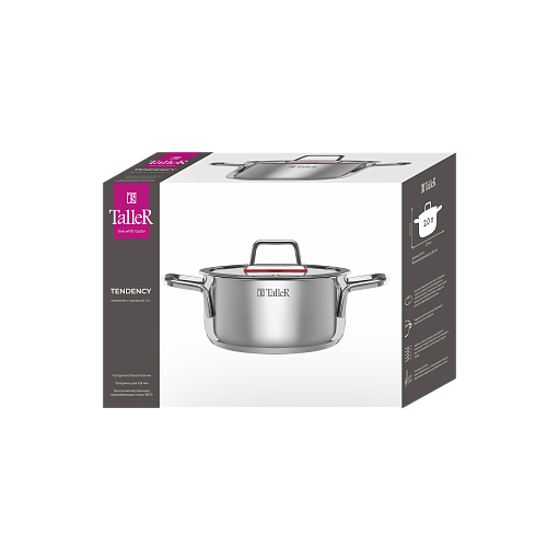 Кастрюля Taller Тенденси TR-17274 5 л (серебристый) 4