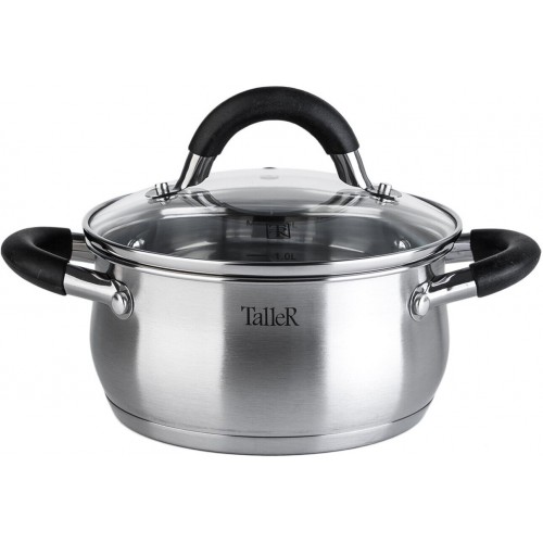 Кастрюля Taller TR-11043 1.5 л (серебристый) 