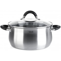Кастрюля Taller TR-11046 5.2 л (серебристый)
