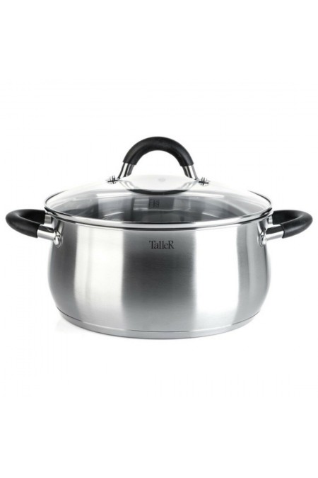 Кастрюля Taller TR-11046 5.2 л (серебристый) 