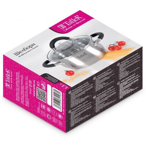 Кастрюля Taller TR-11046 5.2 л (серебристый) 6