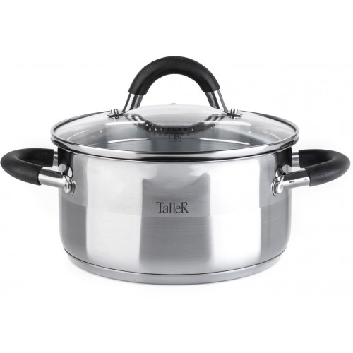 Кастрюля Taller TR-17193 3.1 л (серебристый) 