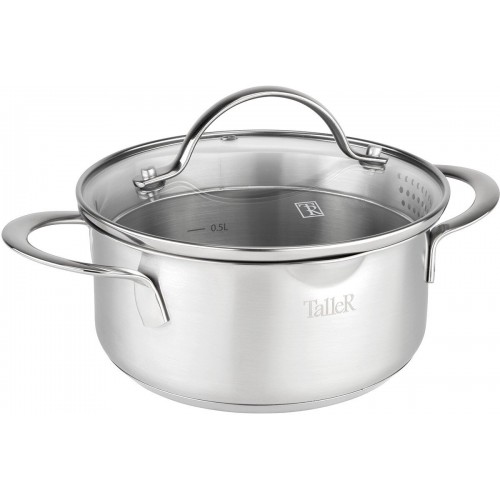Кастрюля Taller TR-17251 1.4 л (серебристый) 