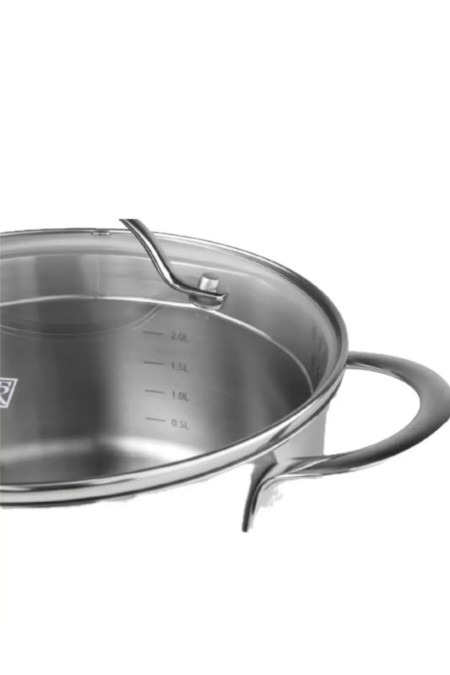 Кастрюля Taller TR-17252 Авелина 2,2 л (серебристый) 2