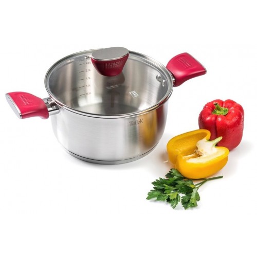 Кастрюля Taller TR-17288 5.3 л (серебристый) 5