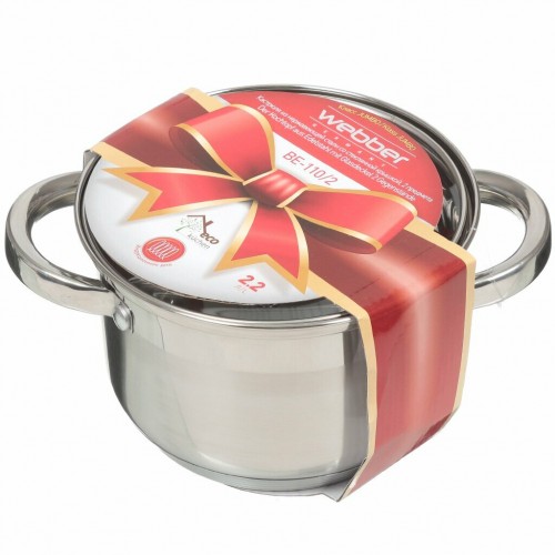 Кастрюля Webber BE-110/2 2,2 л (серебристый) 7
