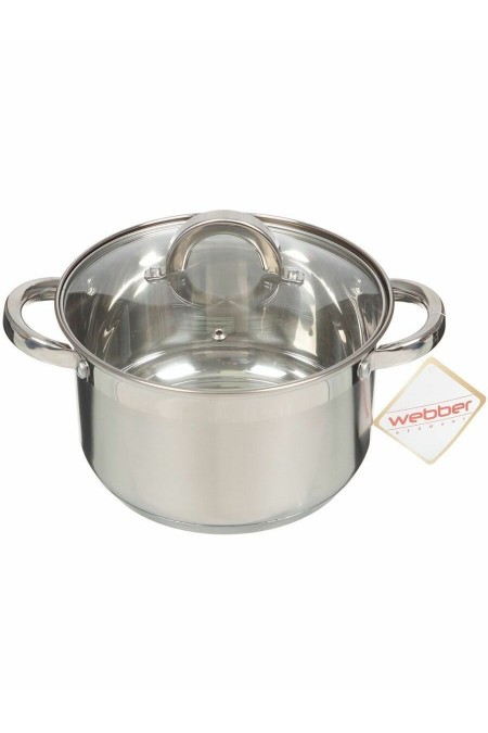 Кастрюля Webber BE-112/2 4 л (серебристый) 1