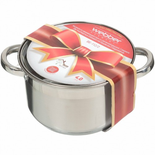 Кастрюля Webber BE-112/2 4 л (серебристый) 5