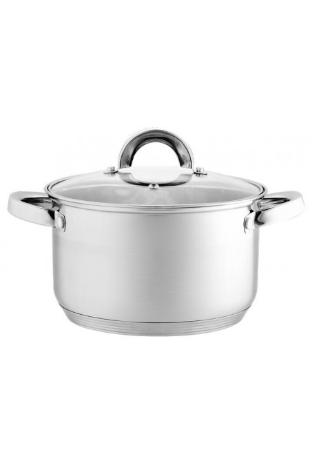 Кастрюля Webber BE-114/2 6,5 л (серебристый) 