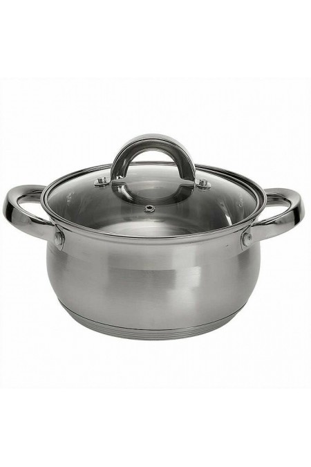Кастрюля Webber BE-144/2 2,8 л (серебристый) 