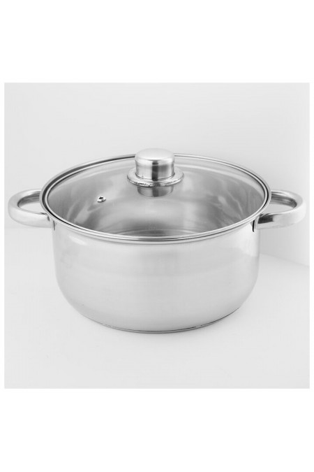 Кастрюля Webber BE-158/2 4,2 л (серебристый) 