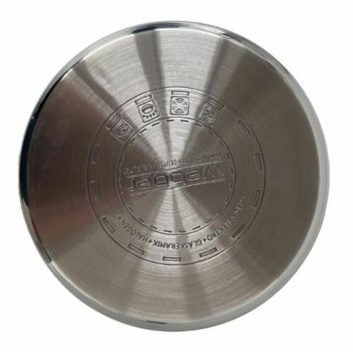 Кастрюля Webber BE-158/2 4,2 л (серебристый) 4
