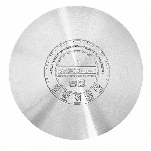 Кастрюля Webber BE-199/2 6.5 л (серебристый) 2