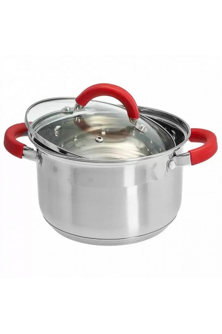 Кастрюля Webber BE-341/2 3 л (серебристый) 1