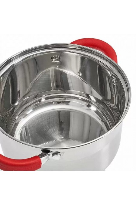 Кастрюля Webber BE-341/2 3 л (серебристый) 2