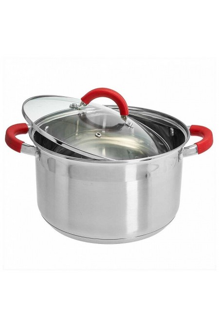 Кастрюля Webber BE-343/2 5.2 л (серебристый) 2