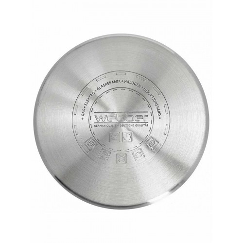 Кастрюля Webber BE-349/2 4.8 л (серебристый) 5