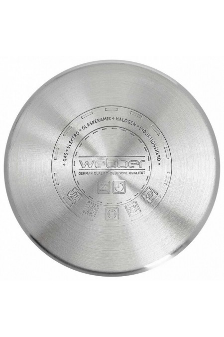 Кастрюля Webber BE-349/2 4.8 л (серебристый) 6