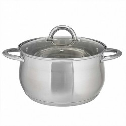 Кастрюля Webber BE-355/2 6.5 л (серебристый)