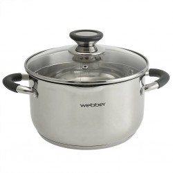 Кастрюля Webber BE-373/2 3.6 л (серебристый)