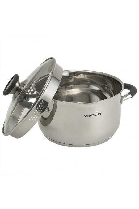 Кастрюля Webber BE-374/2 4.7 л (серебристый) 1
