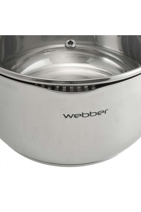 Кастрюля Webber BE-374/2 4.7 л (серебристый) 3