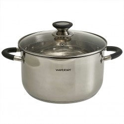 Кастрюля Webber BE-375/2 6 л (серебристый)