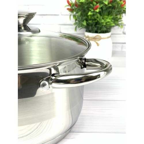 Кастрюля Zeidan Vienna Z-501076 6.6 л (серебристый) 8