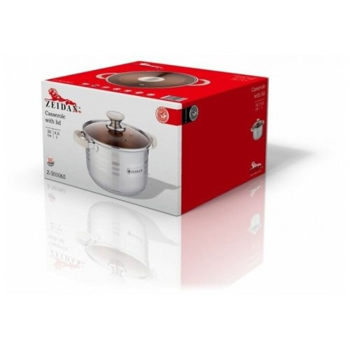 Кастрюля Zeidan Z-501065 4 л (серебристый) 1