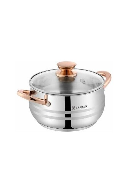 Кастрюля Zeidan Z-501068 2 л (серебристый) 1