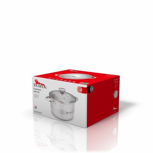 Кастрюля Zeidan Z-501075 5.1 л (серебристый) 8
