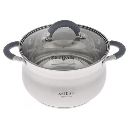 Кастрюля Zeidan Z-50252 4 л (серебристый) 